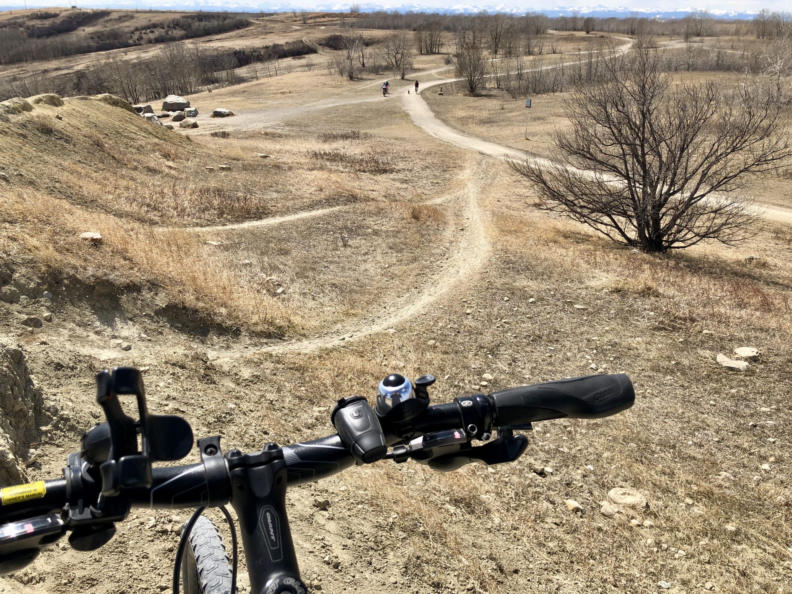 Bike Path in Calgary's Nose Hill Park