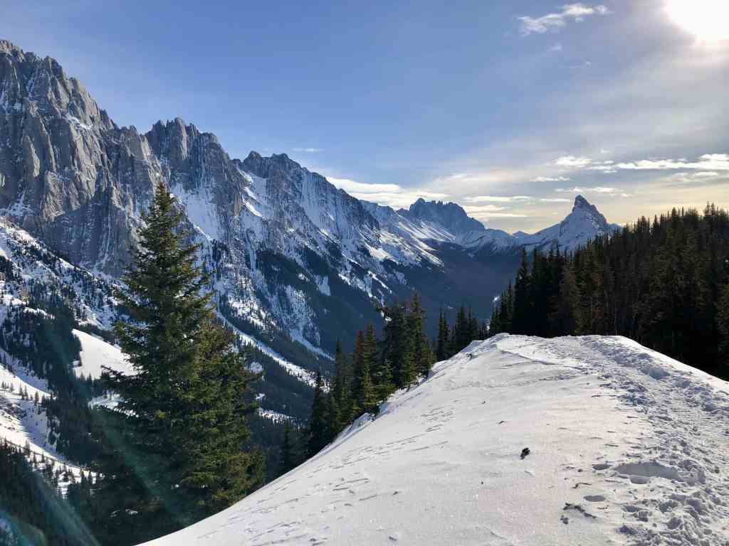 King Creek Ridge trail in winter