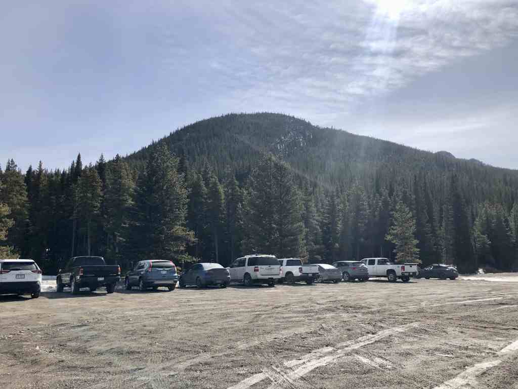 Mount Burke trail parking lot