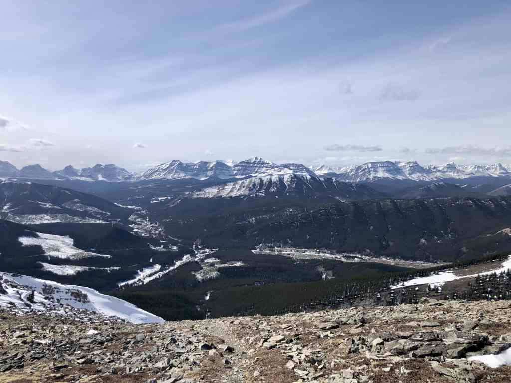 The Mount Burke hike provides incedible mountain views