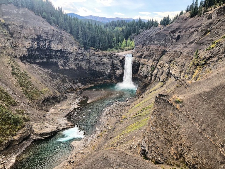 Ram Falls in Alberta