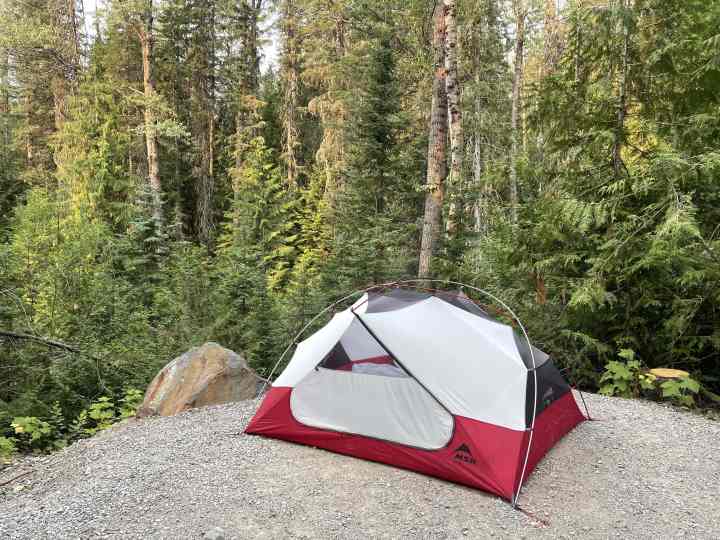 Mount Fernie Provincial Park tenting