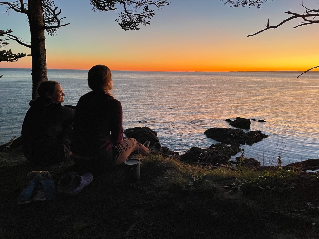 Sunset on the Cape Chignecto Trail 