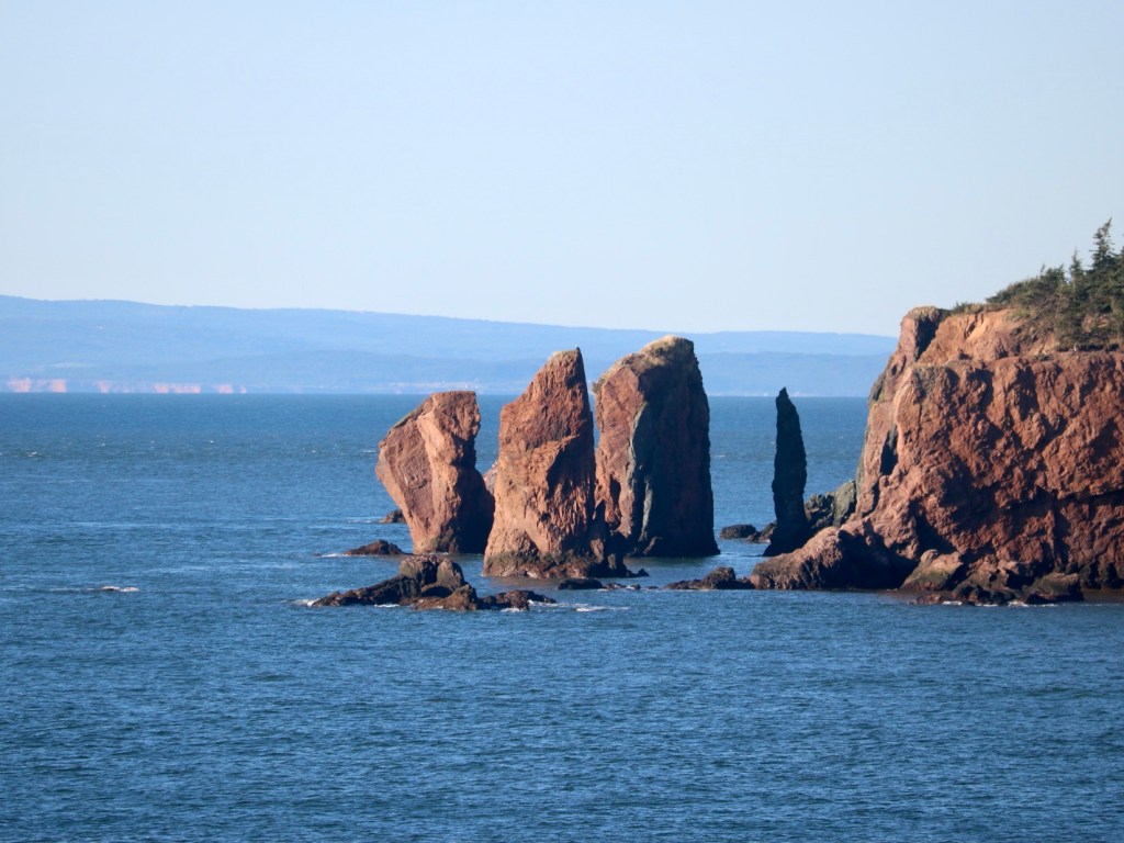 Three Sisters view on the Cape Chignecto Trail 