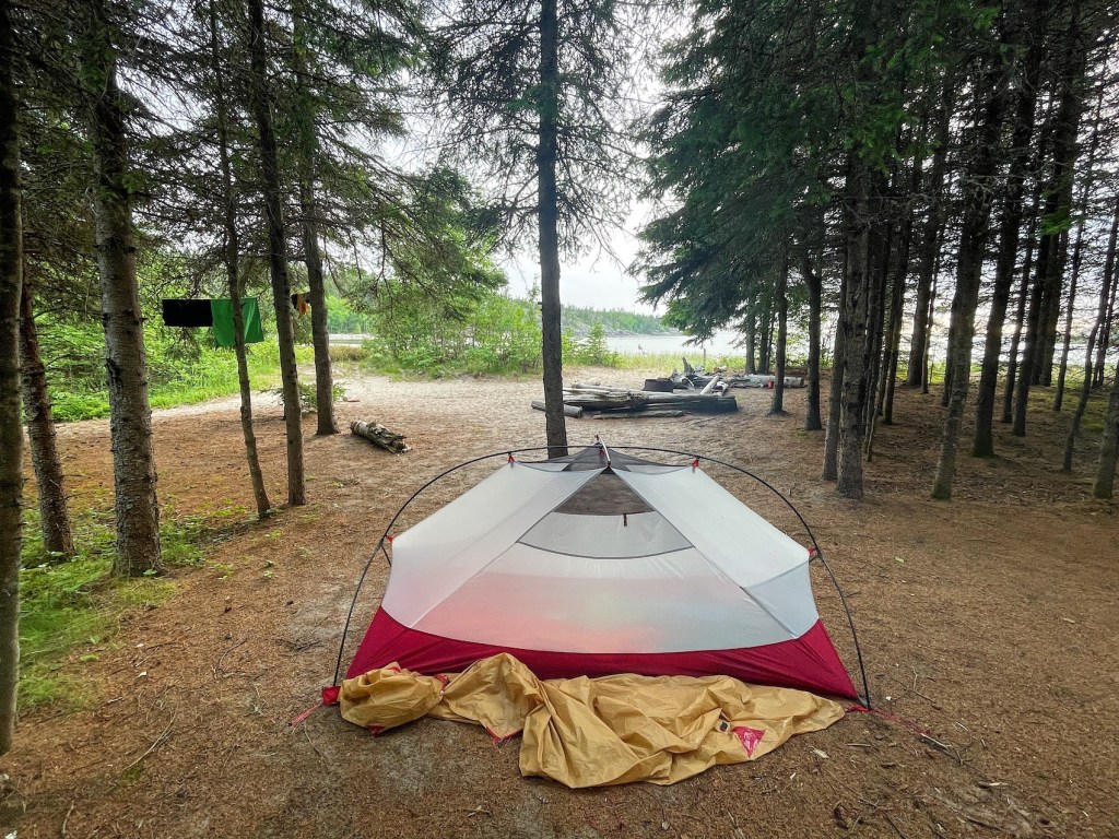 Camping on the Pukaskwa Coastal Trail