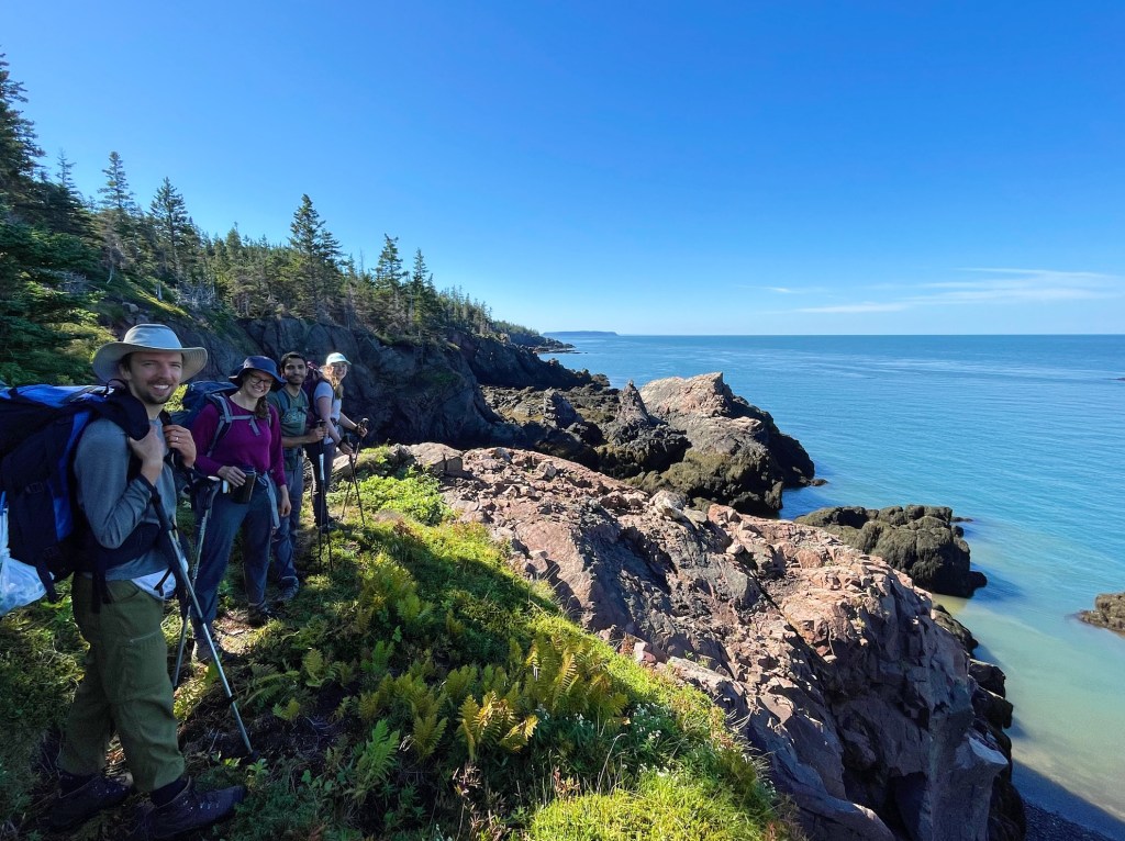 Friends on the Cape Chignecto Trail 
