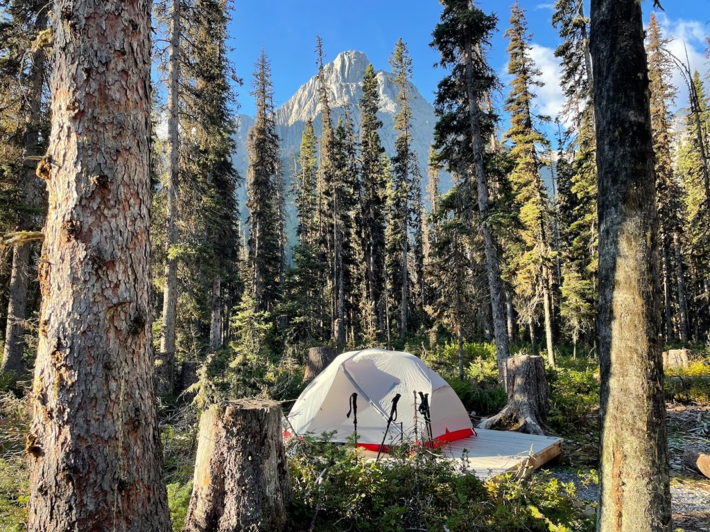 North/South Kananaskis Pass tenting
