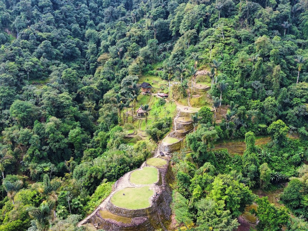 The Lost City trek terraces