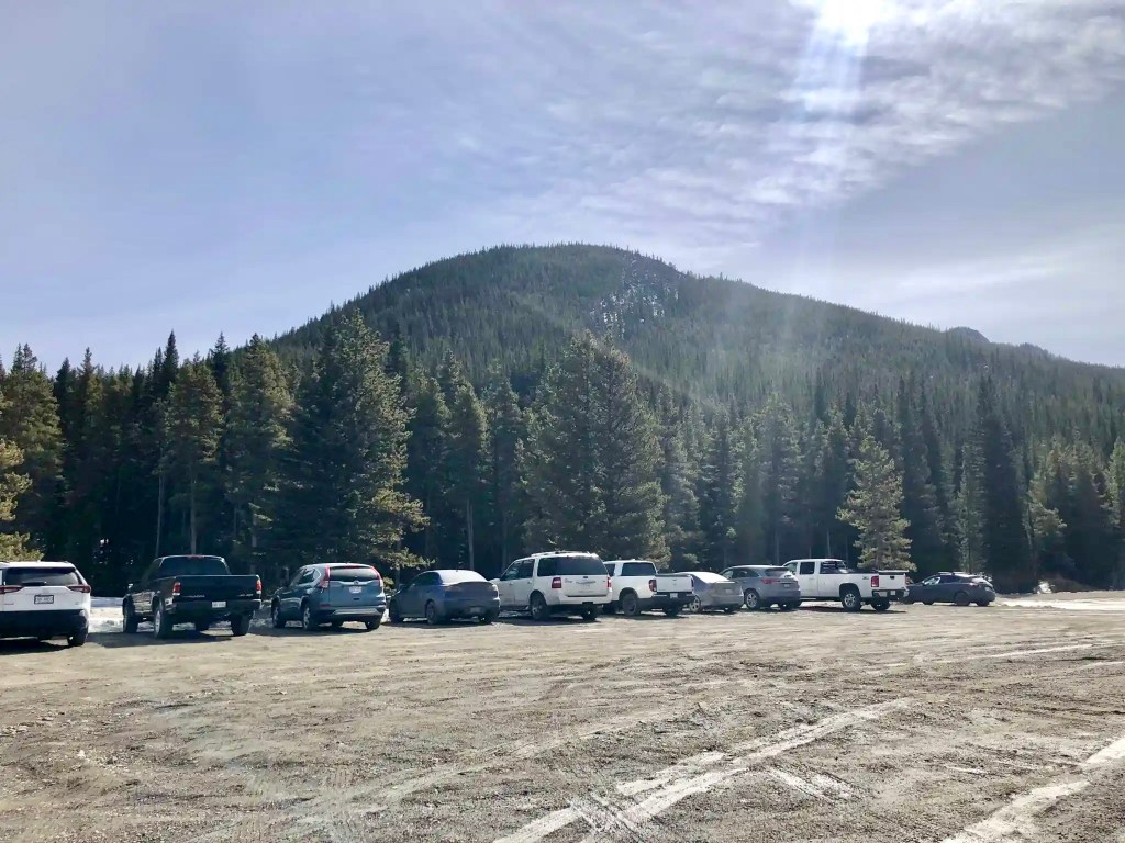 Mount Burke hike parking area
