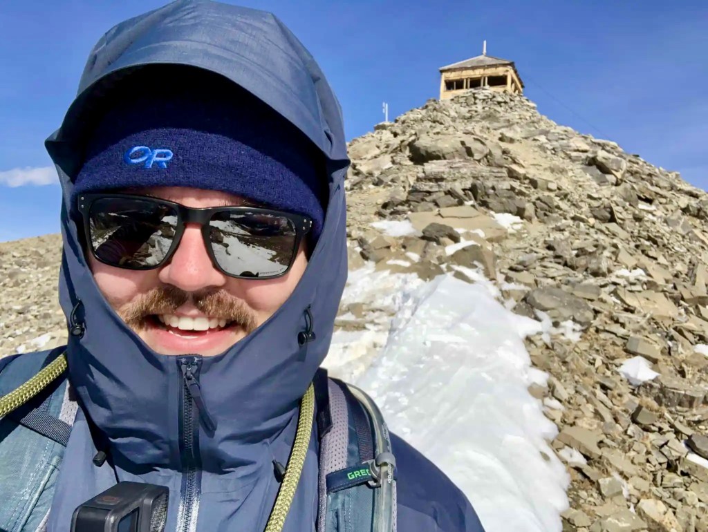 Mount Burke hike on the summit