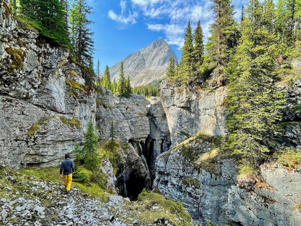 North/South Kananaskis Pass canyon