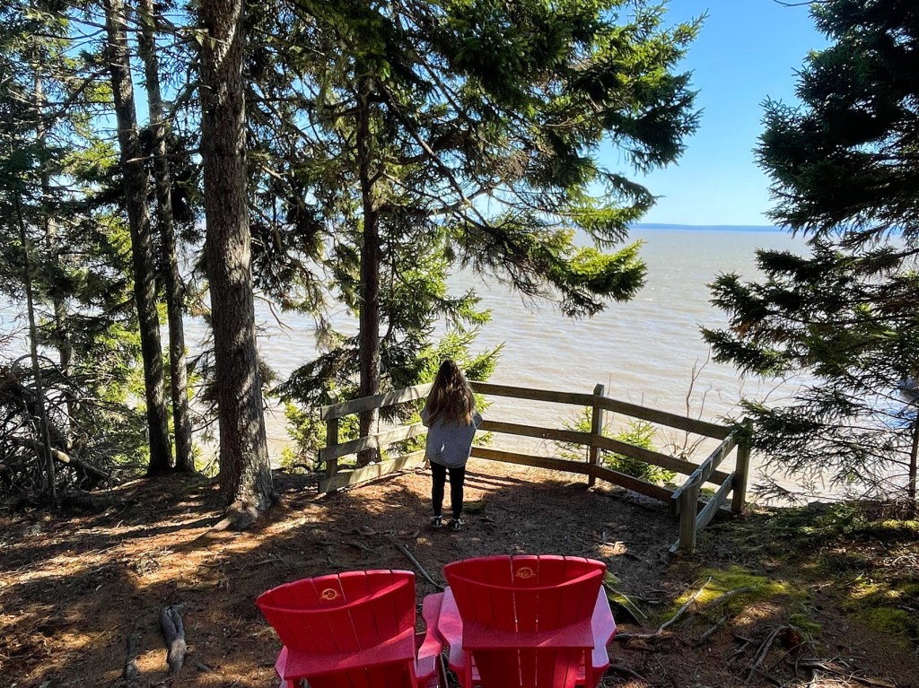 Hiking Costal Trail to Matthews Head in Fundy National Park