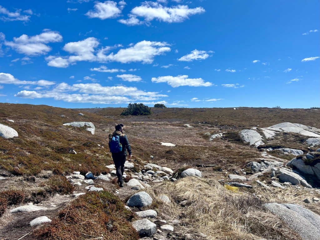High Head Trail hiking in NS