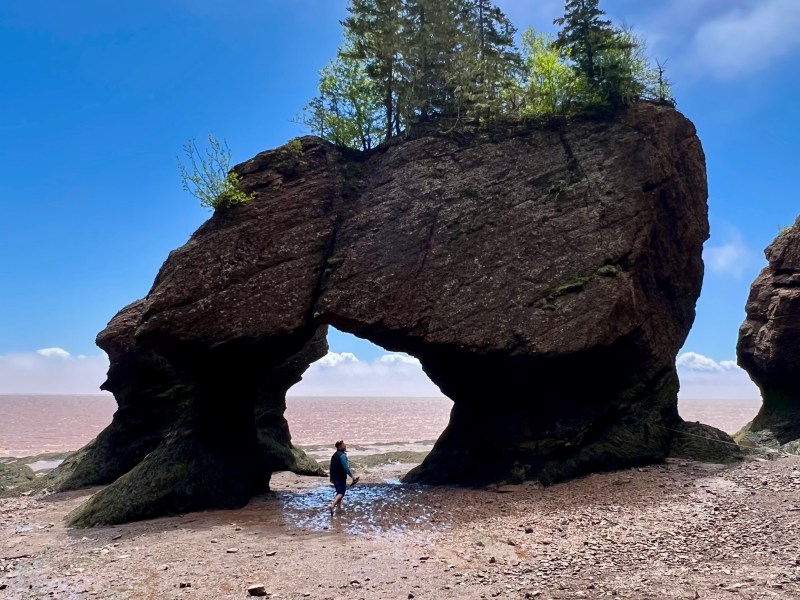 Hopwewell Rocks Hopewell Rocks: Natural Attraction in New Brunswick - Out & Across