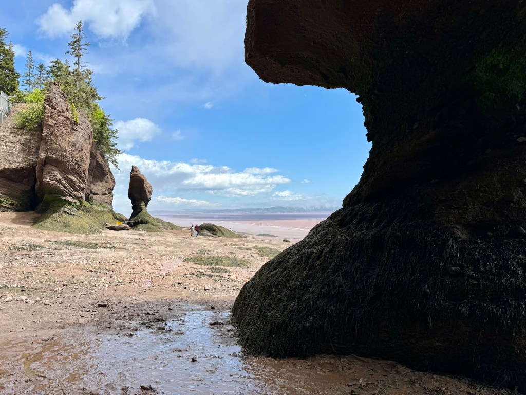 Hopewell Rocks in New Brunswick views