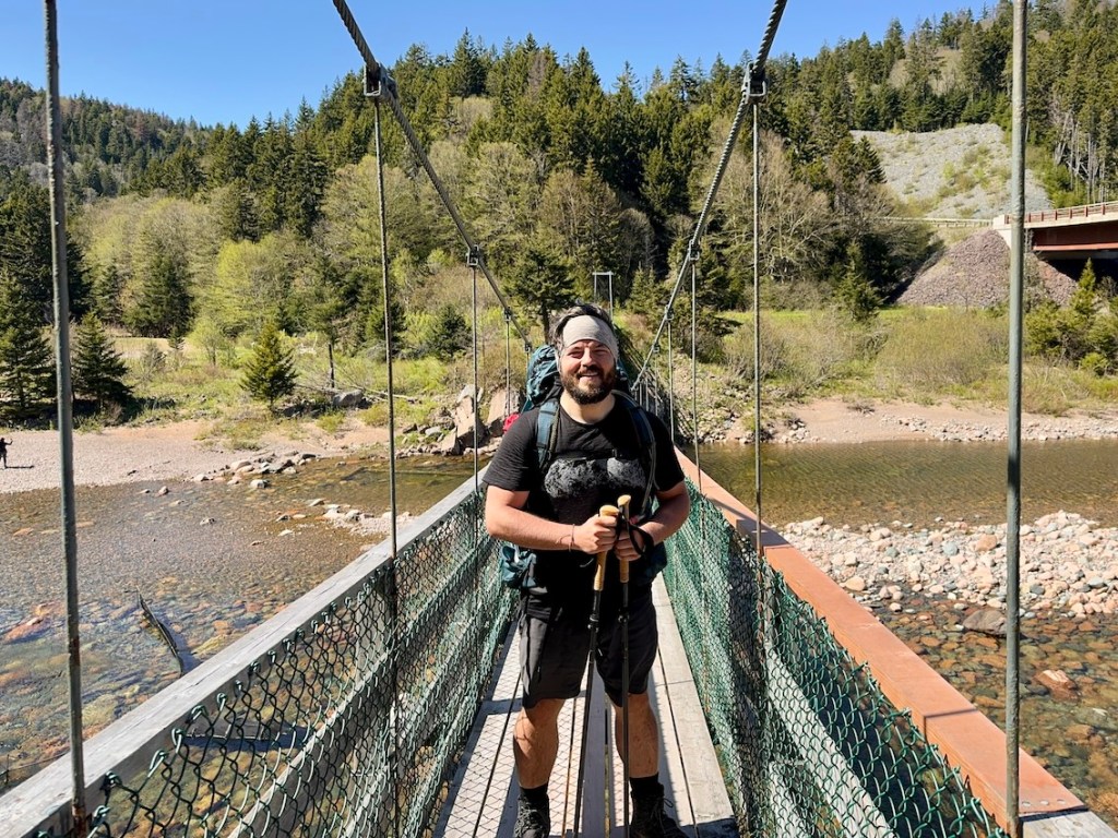 Fundy Footpath at Big Salmon River Suspension Bridge