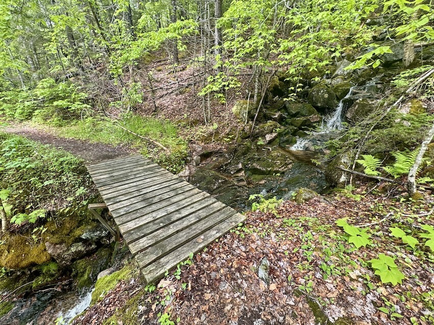 North River Falls Trail bridge