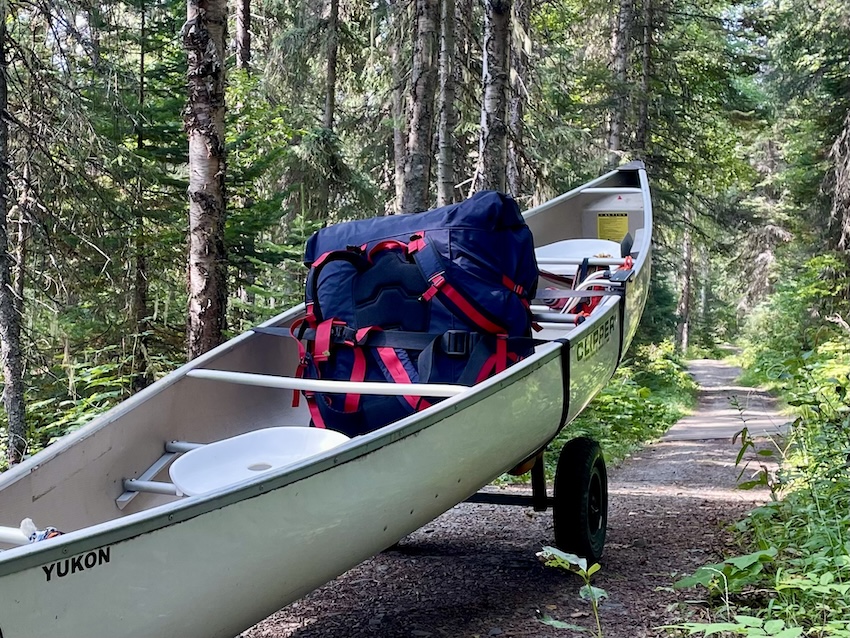 Level Six Algonquin 95 on Bowron Lakes portage