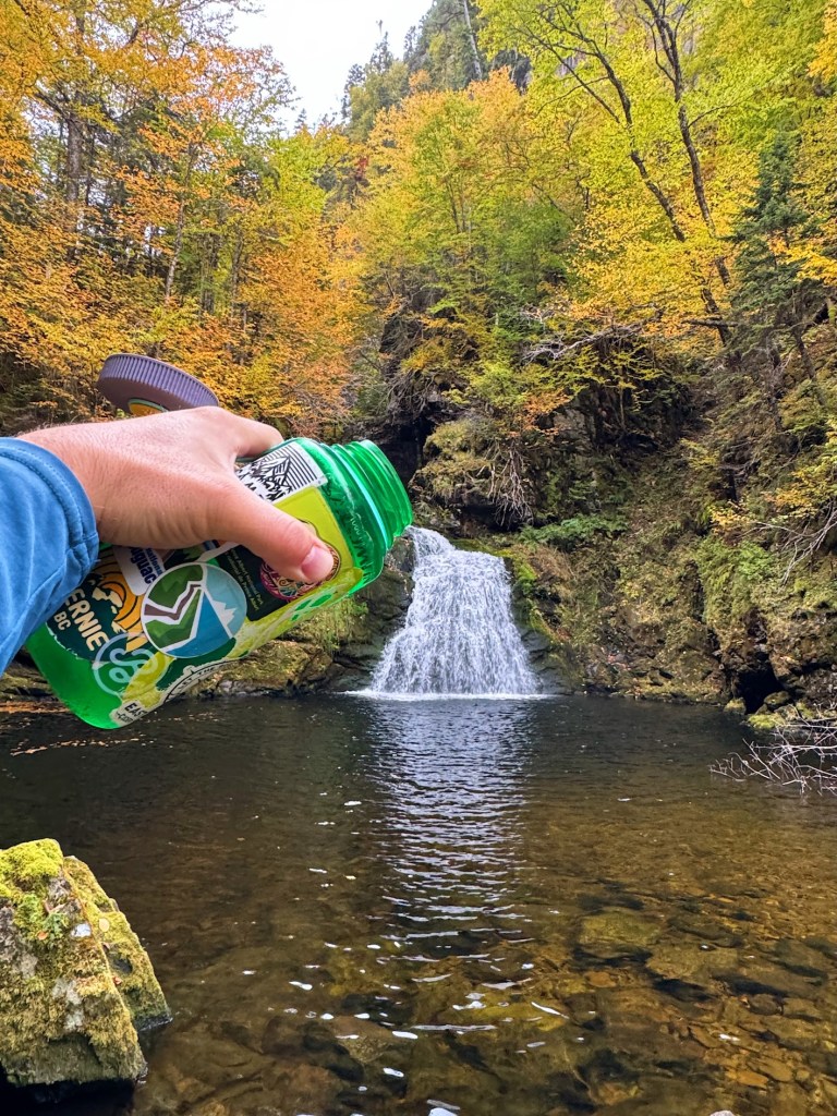 Cape Breton waterfalls in fall