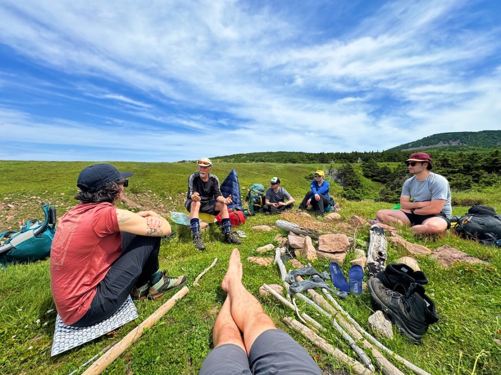 Seawall Trail lunch break