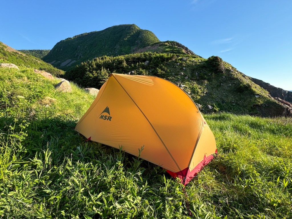Seawall Trail tent site 