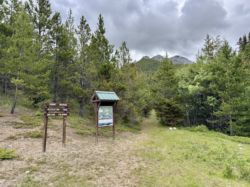 Mount Bowman hike trailhead