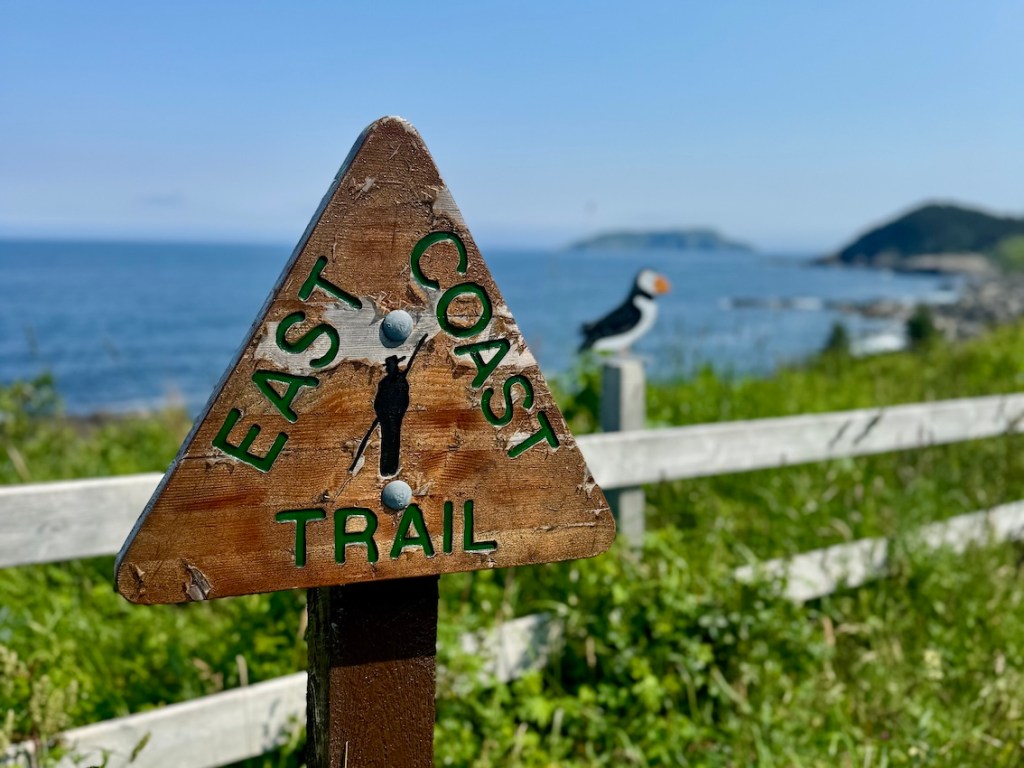 East Coast Trail sign