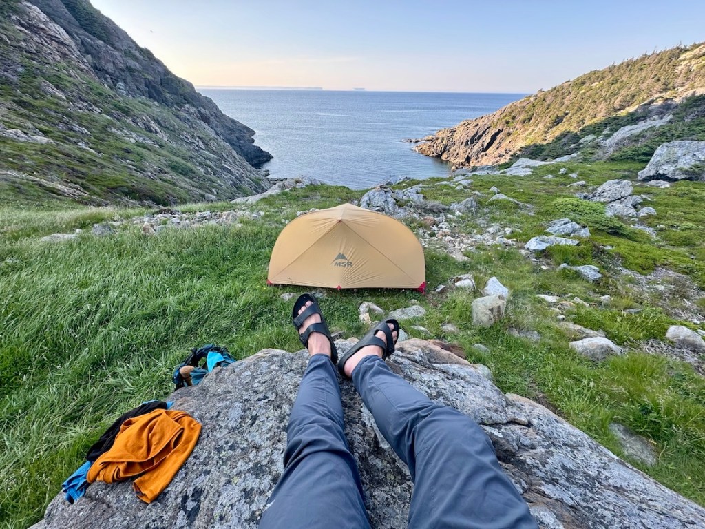 East Coast Trail campsite